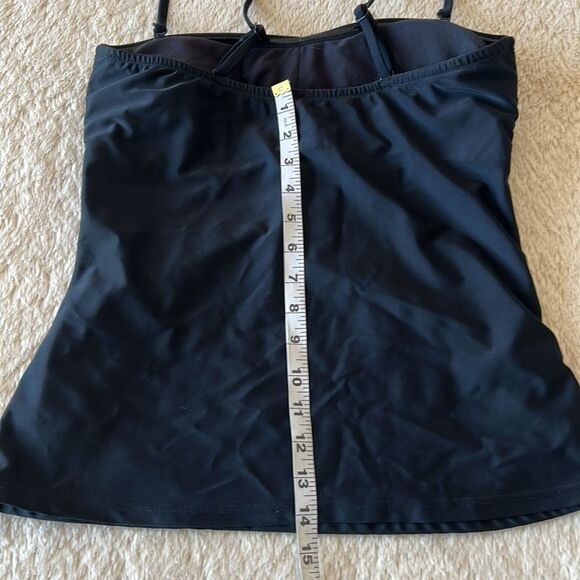 Croft and Barrow bathing suit top black size 12 - Picture 11 of 16